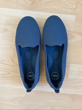 Vessi Market Flat Blue Cushioned Insole Waterproof 8.5